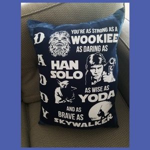 Star Wars "Daddy" Toss Pillow 16" x 20"
